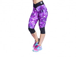 legging estampada Três Quartos Cristal